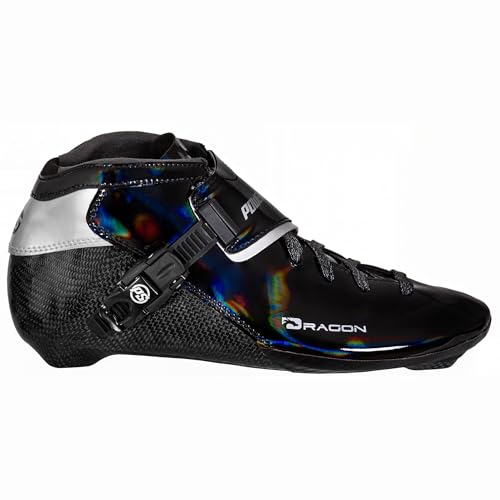 Powerslide Speedskate Dragon Boot in schwarz, für Racing und Marathon, für Kinder, Damen und Herren von Powerslide