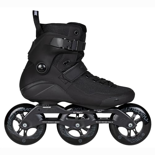 Powerslide Inline Skate Triple Black 110 Black, für Fitness, für Damen und Herren von Powerslide