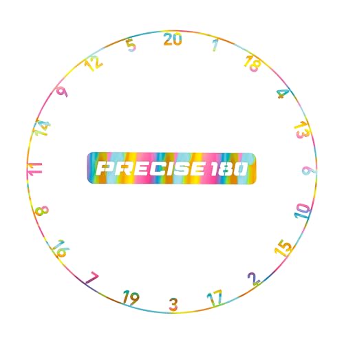 Precise180 - Onepiece Zahlenring - Candy - Premium Dartzahlenring aus 2mm dicken Stahl - 16 Farben - Dartscheiben Nummernring - Dartzubehör Precise180 - Onepiece Zahlenring - Candy - Premium Dartzahlenring aus 2mm dicken Stahl - 16 Farben - Dartscheiben Nummernring - Dartzubehör von Precise180
