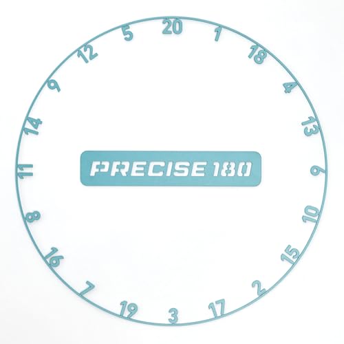 Precise180 - Onepiece Zahlenring - Infinity Blue - Premium Dartzahlenring aus 2mm dicken Stahl - 11 Farben - Dartscheiben Nummernring - Dartzubehör Precise180 - Onepiece Zahlenring - Infinity Blue - Premium Dartzahlenring aus 2mm dicken Stahl - 11 Farben - Dartscheiben Nummernring - Dartzubehör von Precise180