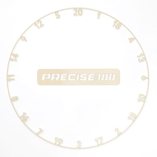 Precise180 - Onepiece Zahlenring - Ivory Sisal - Premium Dartzahlenring aus 2mm dicken Stahl - 11 Farben - Dartscheiben Nummernring - Dartzubehör Precise180 - Onepiece Zahlenring - Ivory Sisal - Premium Dartzahlenring aus 2mm dicken Stahl - 11 Farben - Dartscheiben Nummernring - Dartzubehör von Precise180