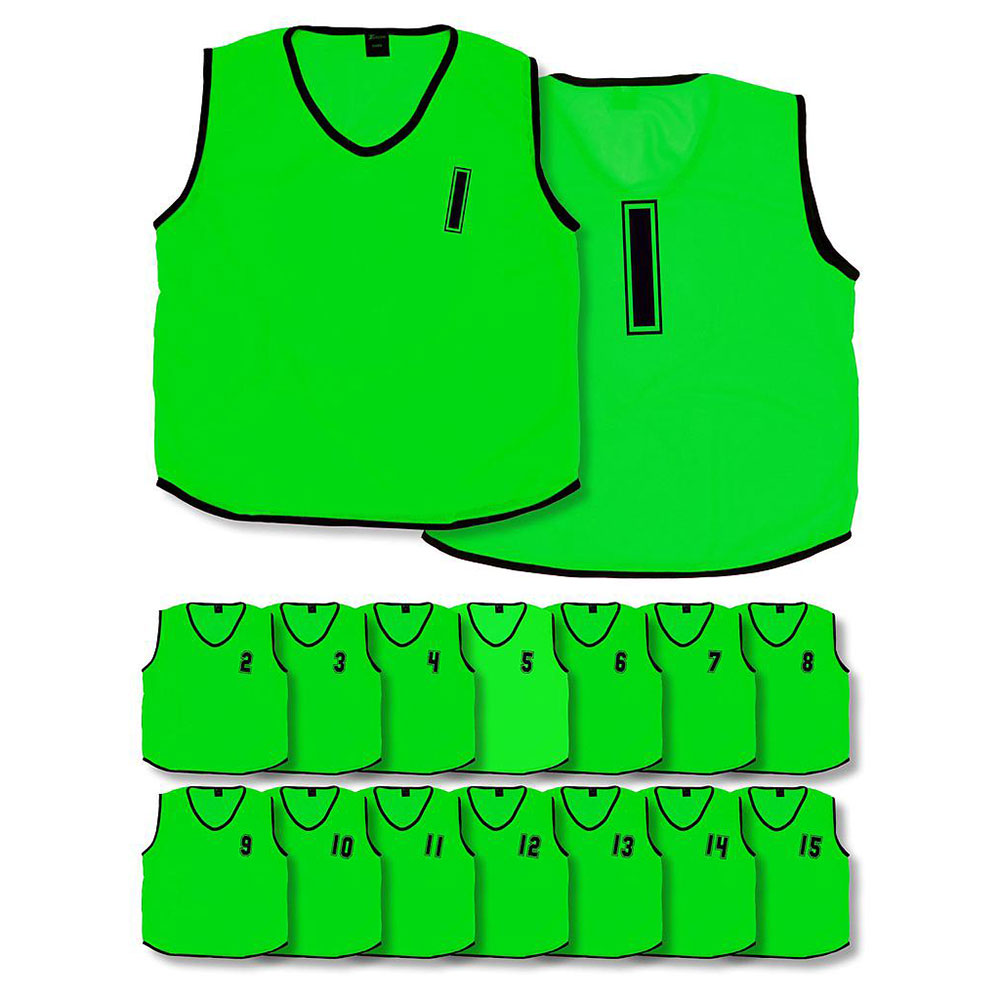 Precision Numbered 1-15 Kids Training Bib 15 Units Grün Mann Precision Numbered 1-15 Kids Training Bib 15 Units Grün Mann von Precision