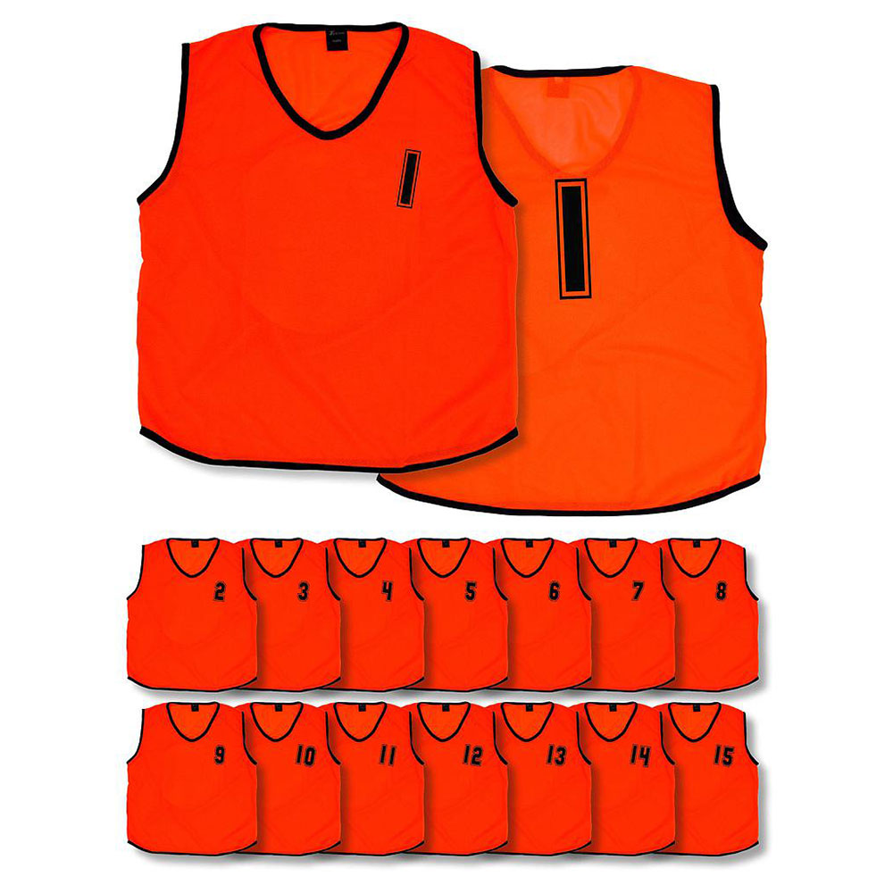 Precision Numbered 1-15 Training Bib 15 Units Orange Mann Precision Numbered 1-15 Training Bib 15 Units Orange Mann von Precision
