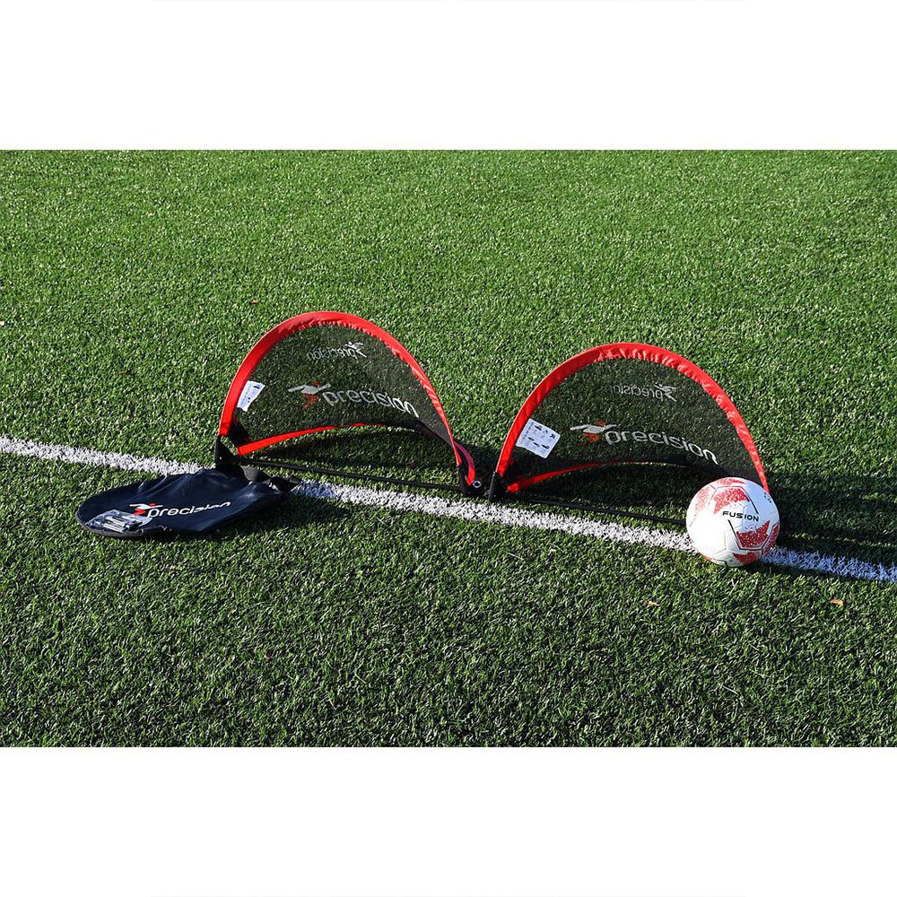 Precision Pop-up Goals Set Grün 110 x 80 cm von Precision