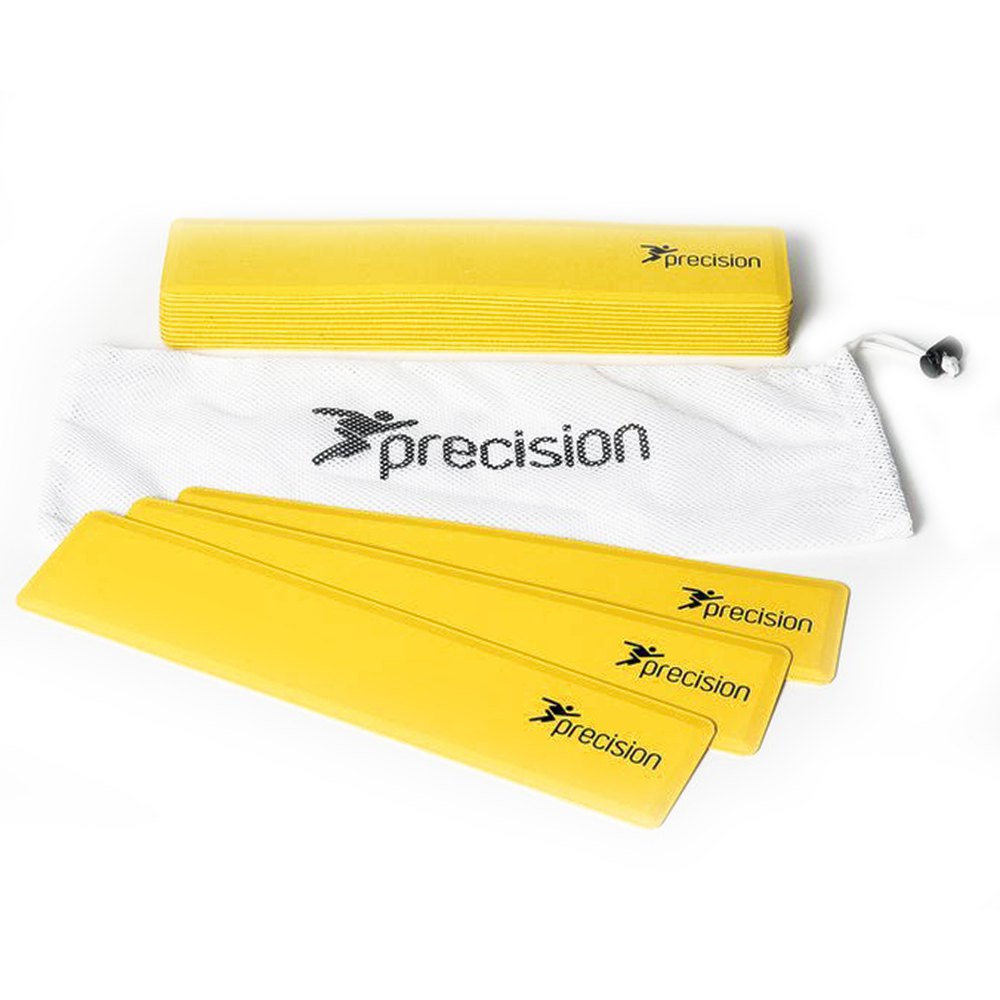 Precision Rectangular Rubber Training Cones 15 Units Gelb 34 x 7 cm Precision Rectangular Rubber Training Cones 15 Units Gelb 34 x 7 cm von Precision