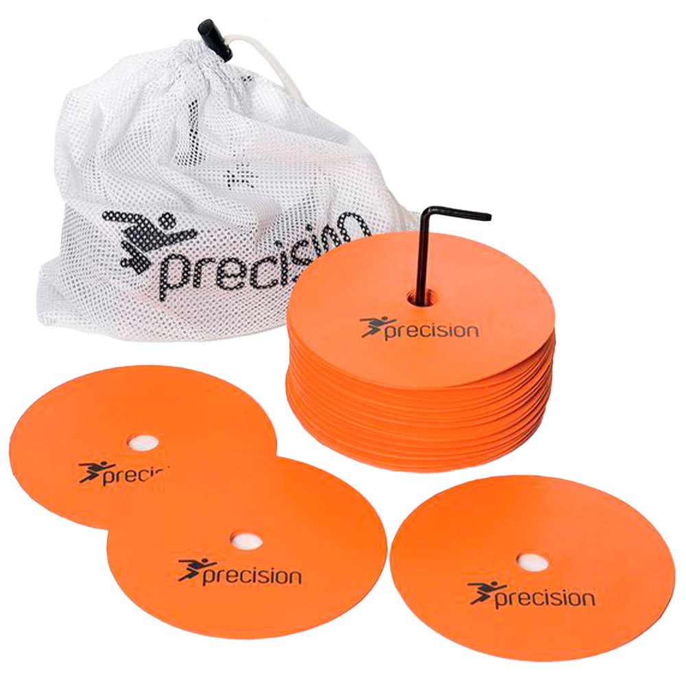 Precision Round Rubber Marker Discs 20 Units 20 Units Orange 15 cm Precision Round Rubber Marker Discs 20 Units 20 Units Orange 15 cm von Precision