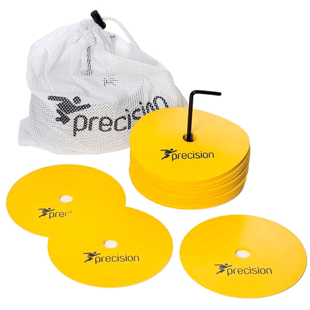 Precision Round Rubber Marker Discs 20 Units 20 Units Gelb 15 cm Precision Round Rubber Marker Discs 20 Units 20 Units Gelb 15 cm von Precision