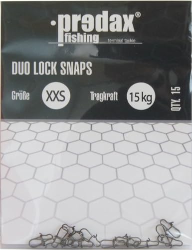 Predax Duo Lock Snap - 15 Snaps, Größe/Tragkraft:Gr. XXS / 15kg Predax Duo Lock Snap - 15 Snaps, Größe/Tragkraft:Gr. XXS / 15kg von Predax