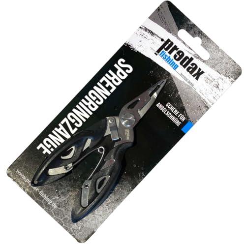 Predax Sprengringzange & Schere Kombizange für Raubfischangler, Angelzange zum Spinnfischen, Zange für Sprengringe, Schnurcutter, Multifunktionszange Predax Sprengringzange & Schere Kombizange für Raubfischangler, Angelzange zum Spinnfischen, Zange für Sprengringe, Schnurcutter, Multifunktionszange von Predax