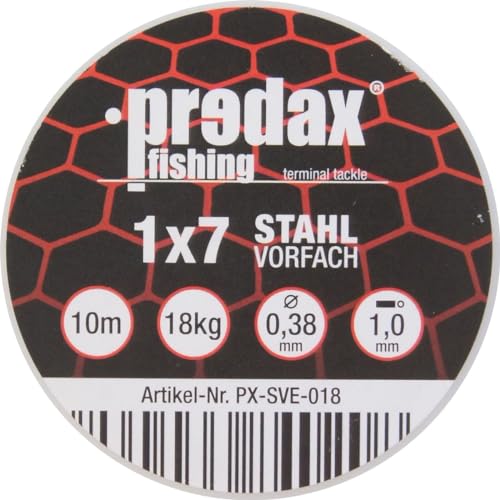 Predax Stahlvorfach 1x7 braun 10m Spule, Durchmesser/Tragkraft:0.38mm / 18kg Tragkraft Predax Stahlvorfach 1x7 braun 10m Spule, Durchmesser/Tragkraft:0.38mm / 18kg Tragkraft von Predax