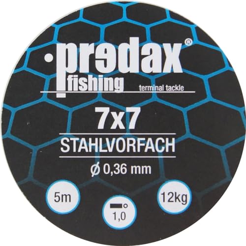 Predax Stahlvorfach 7x7 braun 5m Spule, Durchmesser/Tragkraft:0.36mm / 12kg Tragkraft Predax Stahlvorfach 7x7 braun 5m Spule, Durchmesser/Tragkraft:0.36mm / 12kg Tragkraft von Predax