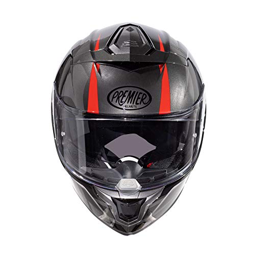 Premier Helm Devil GT 17,GRAU/SCHWARZ/ROT,M von Premier