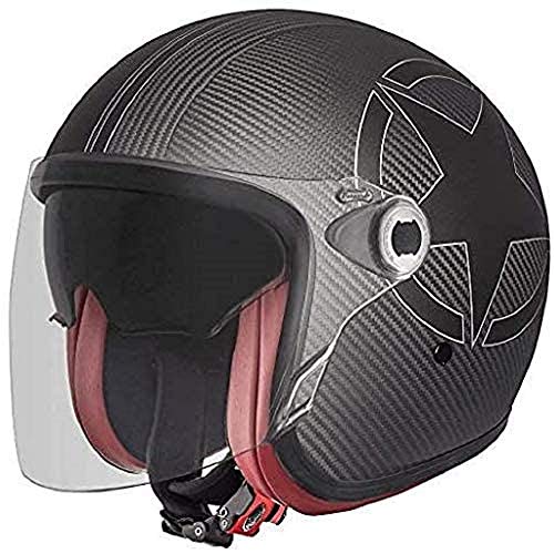Premier Helm Vintage Star Carbon BM,Carbon GRAU/Weiss,L von Premier
