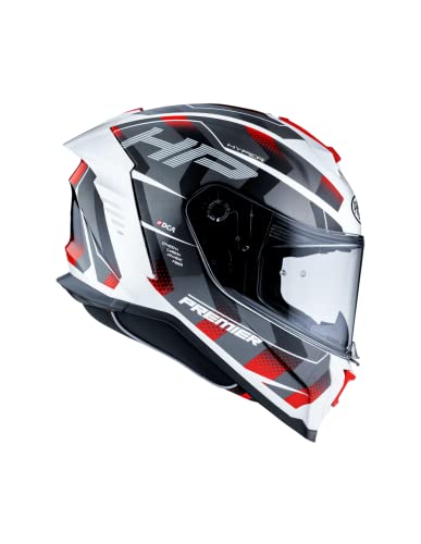 Premier Helm Hyper,Schwarz, Rot Und Weiß,XS,Unisex von Premier