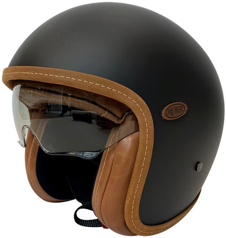 Premier Motorradhelm Vintage Platinum U9 BM Jethelm von Premier