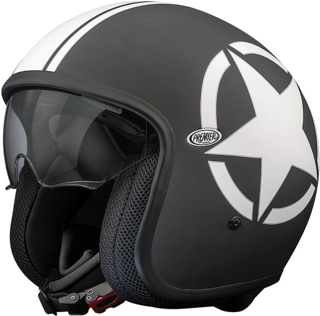 Premier Motorradhelm Vintage Star Jethelm von Premier