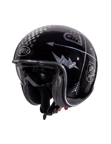 Premier Offener Helm Vintage,NX Silver Chromed,XS Premier Offener Helm Vintage,NX Silver Chromed,XS von Premier