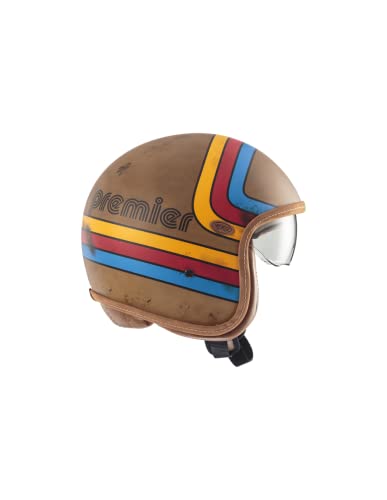 Premier Unisex-Adult Vintage Offener Helm, Platinum ED. BOS EX BM, L von Premier