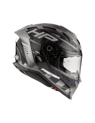 Premier Unisex-Adult Hyper Helm, Schwarz, M+ von Premier