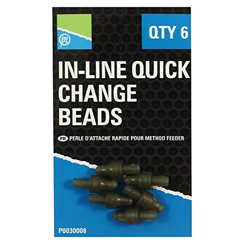 6 Stück "PRESTON METHOD FEEDER QUICK CHANGE BEADS" Konnektor, Schnurverbinder 6 Stück "PRESTON METHOD FEEDER QUICK CHANGE BEADS" Konnektor, Schnurverbinder von Preston Innovations