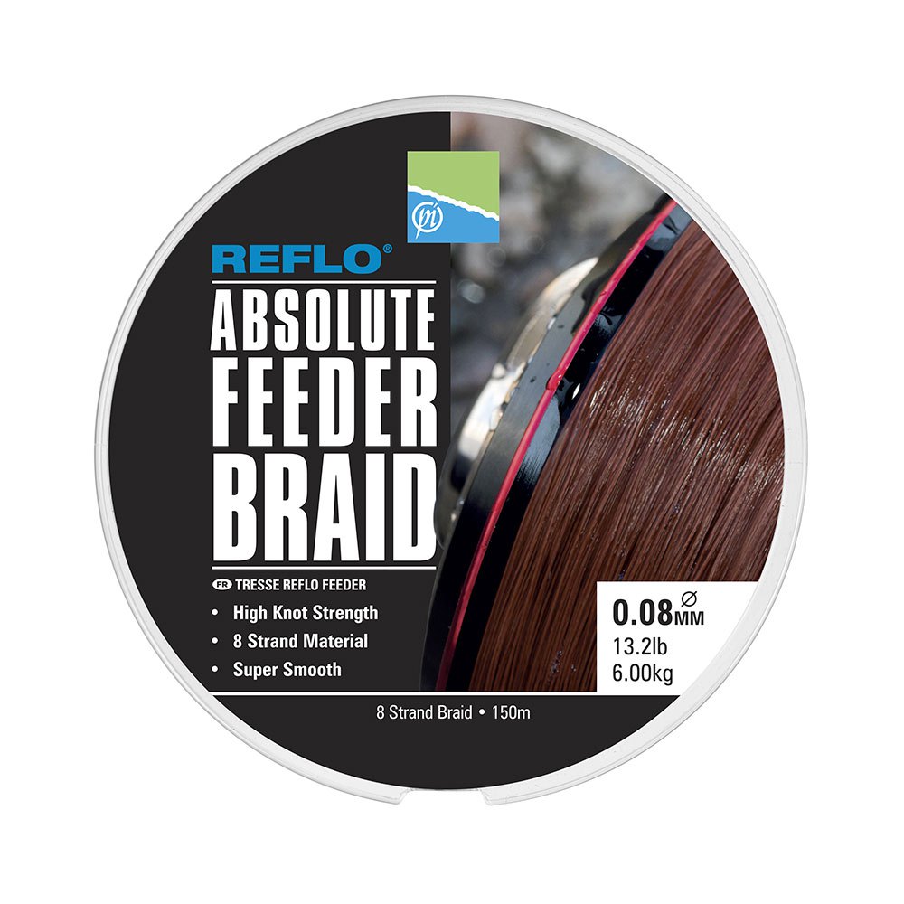 Preston Innovations Absolute Feeder Braided Line 150 M Rot 0.120 mm Preston Innovations Absolute Feeder Braided Line 150 M Rot 0.120 mm von Preston Innovations