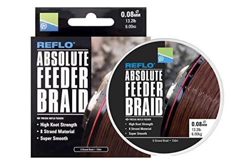 Reflo Absolute Feeder Braid - 0,08mm von Preston Innovations