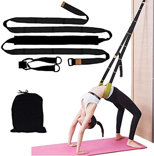 Price Xes Yoga Taille Rücken Stretch-Band – Tür Flexibilität Zugkraft Multifunktions-Assistent Training, Yoga Bein-Stretcher Gurt mit Türanker, für Fitness, Tanzen, Yoga, Gymnastik, Splits, schwarz Price Xes Yoga Taille Rücken Stretch-Band – Tür Flexibilität Zugkraft Multifunktions-Assistent Training, Yoga Bein-Stretcher Gurt mit Türanker, für Fitness, Tanzen, Yoga, Gymnastik, Splits, schwarz von Price Xes