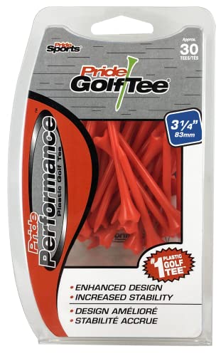 Pride Golf Tee Evolution Golf Tees, Citrus Orange Pride Golf Tee Evolution Golf Tees, Citrus Orange von Pride Golf Tee