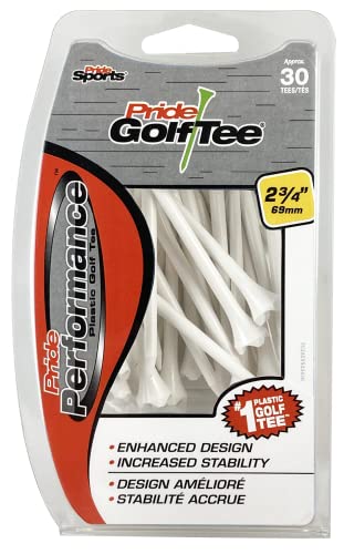 Pride Golf Tee Pride Performance 2-3/4" White Golf Tee, 30 Count Tees, weiß, 2.75 Pride Golf Tee Pride Performance 2-3/4" White Golf Tee, 30 Count Tees, weiß, 2.75 von Pride Golf Tee