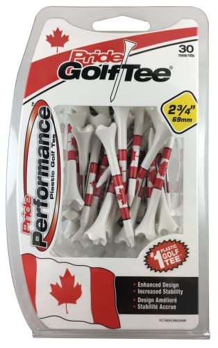 Pride Golf Tee Unisex-Erwachsene 6,5 cm Pride Performance kanadische Flagge Tees Golf, Weiß, 2-3/4 Inch Pride Golf Tee Unisex-Erwachsene 6,5 cm Pride Performance kanadische Flagge Tees Golf, Weiß, 2-3/4 Inch von Pride Golf Tee