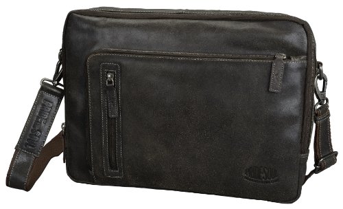 Pride and Soul 47192 Umhängetasche KING, aus echtem Leder, ca. 39 x 27 x 6 cm, braun Pride and Soul 47192 Umhängetasche KING, aus echtem Leder, ca. 39 x 27 x 6 cm, braun von Pride and Soul