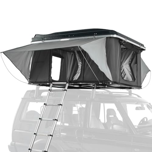 Prime Tech Hartschalen-Autodachzelt Nevada schwarz/grau – Leichtbau, nur 47 kg Prime Tech Hartschalen-Autodachzelt Nevada schwarz/grau – Leichtbau, nur 47 kg von Prime Tech