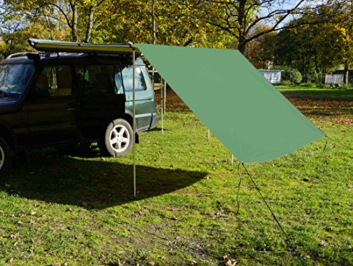 Prime Tech Tarp - Erweiterung zur Fahrzeug-Markise 250 cm in grün – Diverse Farben von Prime Tech