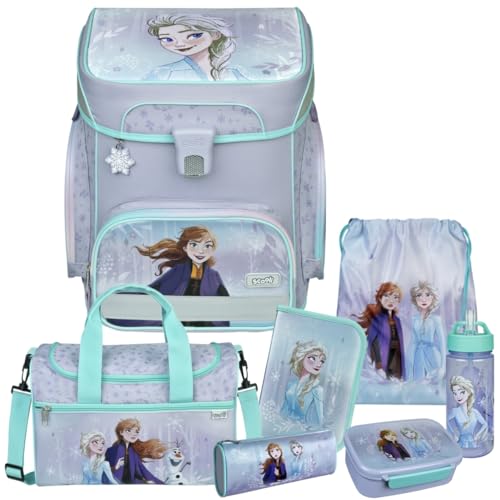 Primus-Versand EISKÖNIGIN II-Frozen-SCOOLI Undercover EasyFit Schulranzen-Set 8tlg. mit Sporttasche, BROTDOSE und TRINKFLASCHE, Dunkelblau, Größe: 36,5 x 33 x 29 cm Primus-Versand EISKÖNIGIN II-Frozen-SCOOLI Undercover EasyFit Schulranzen-Set 8tlg. mit Sporttasche, BROTDOSE und TRINKFLASCHE, Dunkelblau, Größe: 36,5 x 33 x 29 cm von QOYKI