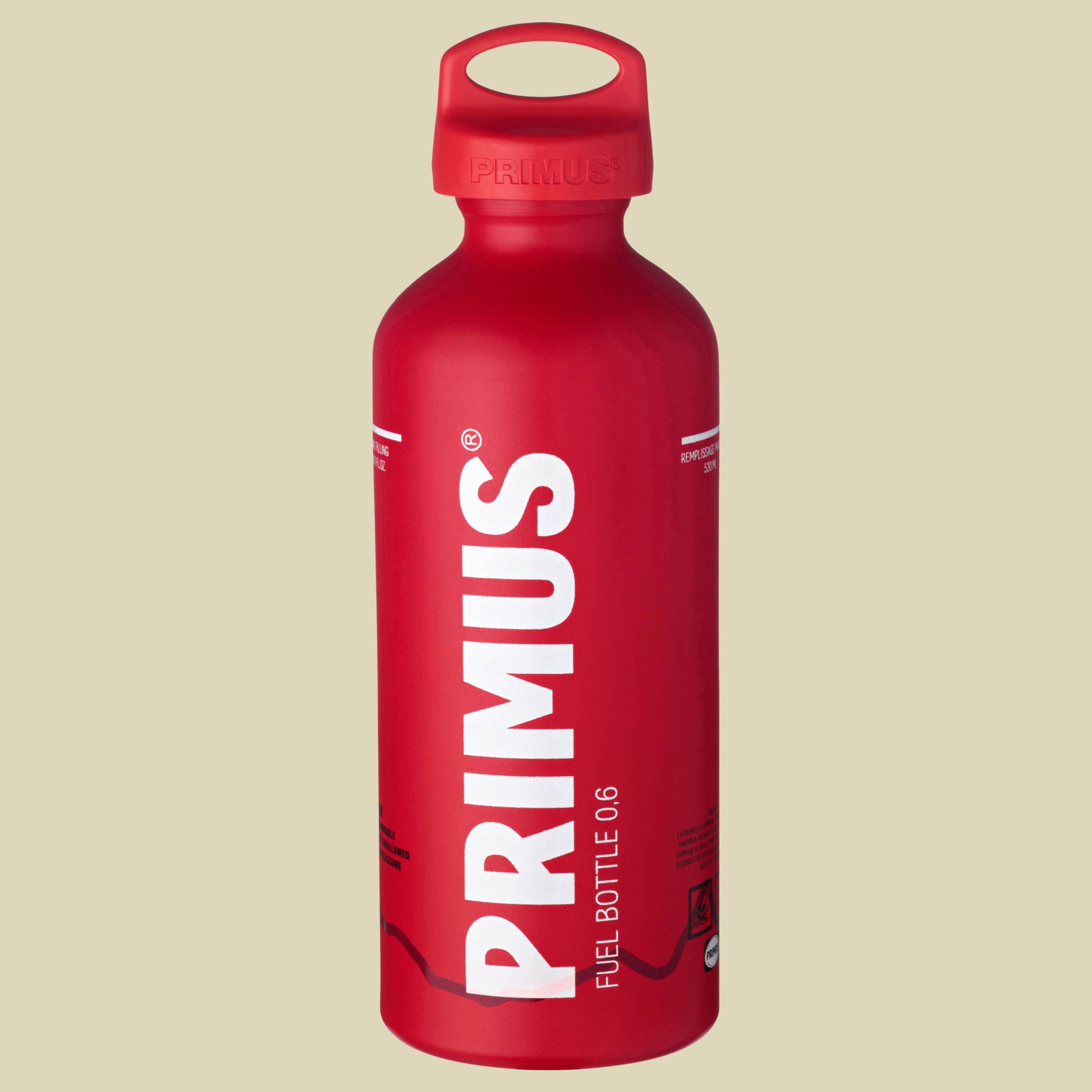 Fuel Bottle 0,6L Volumen: 0,6 L Farbe: rot Fuel Bottle 0,6L Volumen: 0,6 L Farbe: rot von Primus