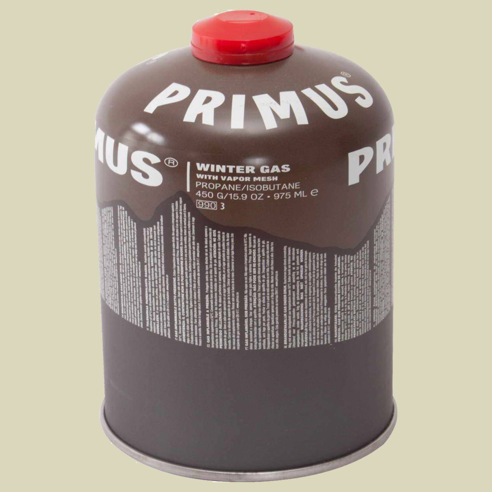 Winter Gas 450 g Gaskartusche mit Sicherheitsventil von Primus