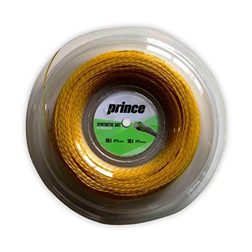 Prince Tennissaite Synthetic Gut Duraflex 200m, Gold, 1,30 mm von Prince