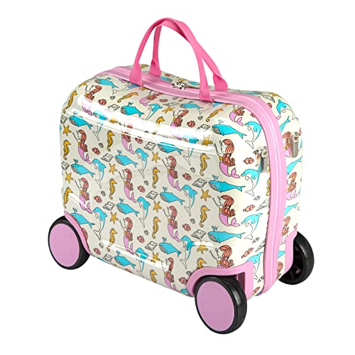 Princess Traveller Kids Collection - Auffahrbarer Trolley - Mermaid - 42cm von Princess Traveller