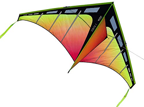 Prism Kite Technology Unisex, Jugendliche Zenith 7 Infrared Drachen mit Einer Leine, Infrarot, 218 x 127 cm von Prism Kite Technology