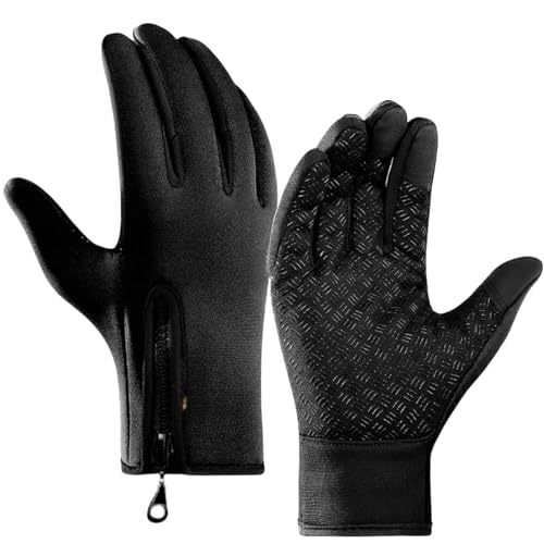 Prldm Thermohandschuhe für den Winter, wasserdichte, Winddichte und warme Touchscreen-Handschuhe, ideal zum Radfahren, Laufen und Autofahren von Prldm