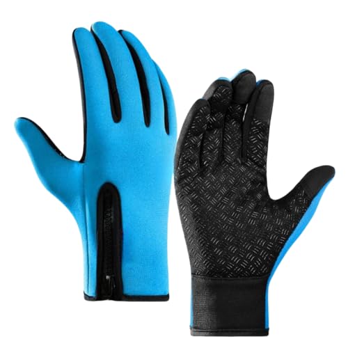 Prldm Thermohandschuhe für den Winter, wasserdichte, Winddichte und warme Touchscreen-Handschuhe, ideal zum Radfahren, Laufen und Autofahren von Prldm