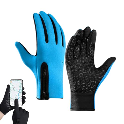 Prldm Winterhandschuhe, Touchscreen-Handschuhe, Winter-Fahrradhandschuhe, Thermo-Winterhandschuhe, wasserdichte Thermohandschuhe von Prldm