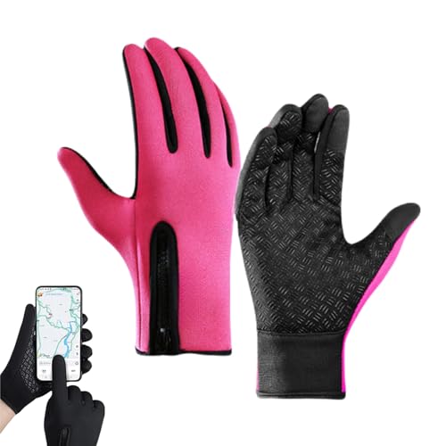 Prldm Winterhandschuhe, Touchscreen-Handschuhe, Winter-Fahrradhandschuhe, Thermo-Winterhandschuhe, wasserdichte Thermohandschuhe von Prldm