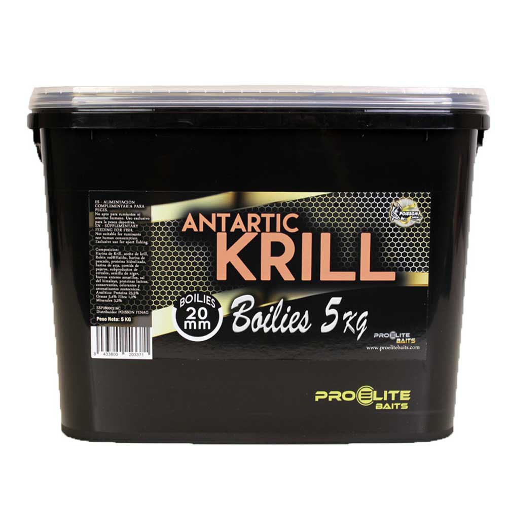Pro Elite Baits Antartic Krill Gold 5kg Boilie Schwarz 20 mm Pro Elite Baits Antartic Krill Gold 5kg Boilie Schwarz 20 mm von Pro Elite Baits