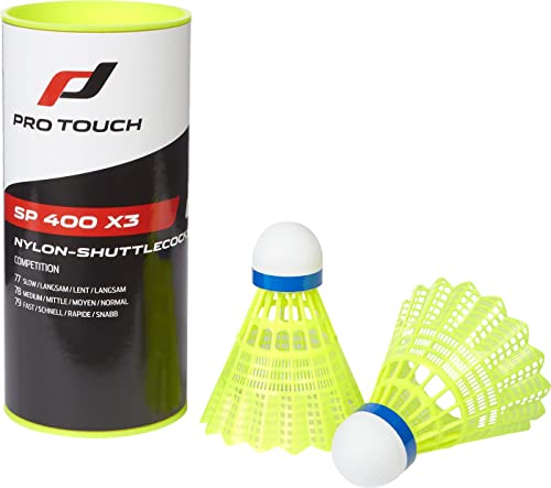 Pro Touch SP 400 x3 Badminton-Ball Gelb One Size von Pro Touch