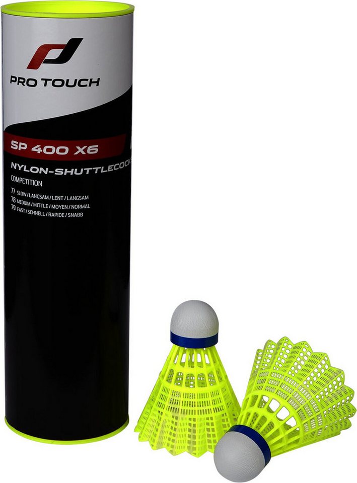 Pro Touch Badmintonball Badminton-Ball SP 400 x6 (Shuttleco 181 GELB Pro Touch Badmintonball Badminton-Ball SP 400 x6 (Shuttleco 181 GELB von Pro Touch