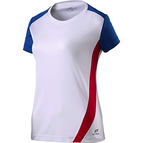 Pro Touch Damen Club T-Shirt, weiß, 44 von Pro Touch