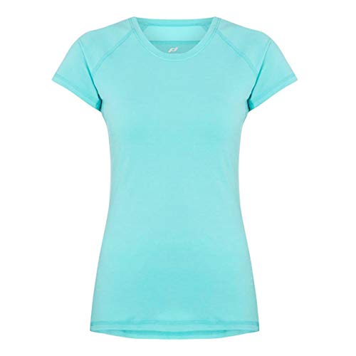 Pro Touch Damen Eevi T-Shirt, Melange/Turquoise, 36 Pro Touch Damen Eevi T-Shirt, Melange/Turquoise, 36 von Pro Touch