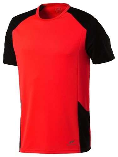 Pro Touch Herren Cup T-Shirt, Fiery Coral/Schwarz, L Pro Touch Herren Cup T-Shirt, Fiery Coral/Schwarz, L von Pro Touch