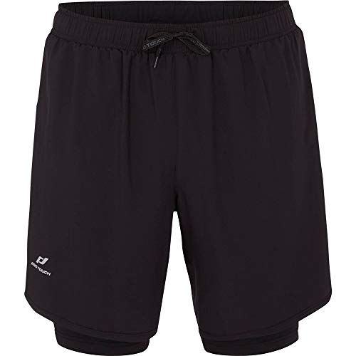 Pro Touch Herren Running Shorts 2-In-1 Allen III, Schwarz, XXL Pro Touch Herren Running Shorts 2-In-1 Allen III, Schwarz, XXL von Pro Touch